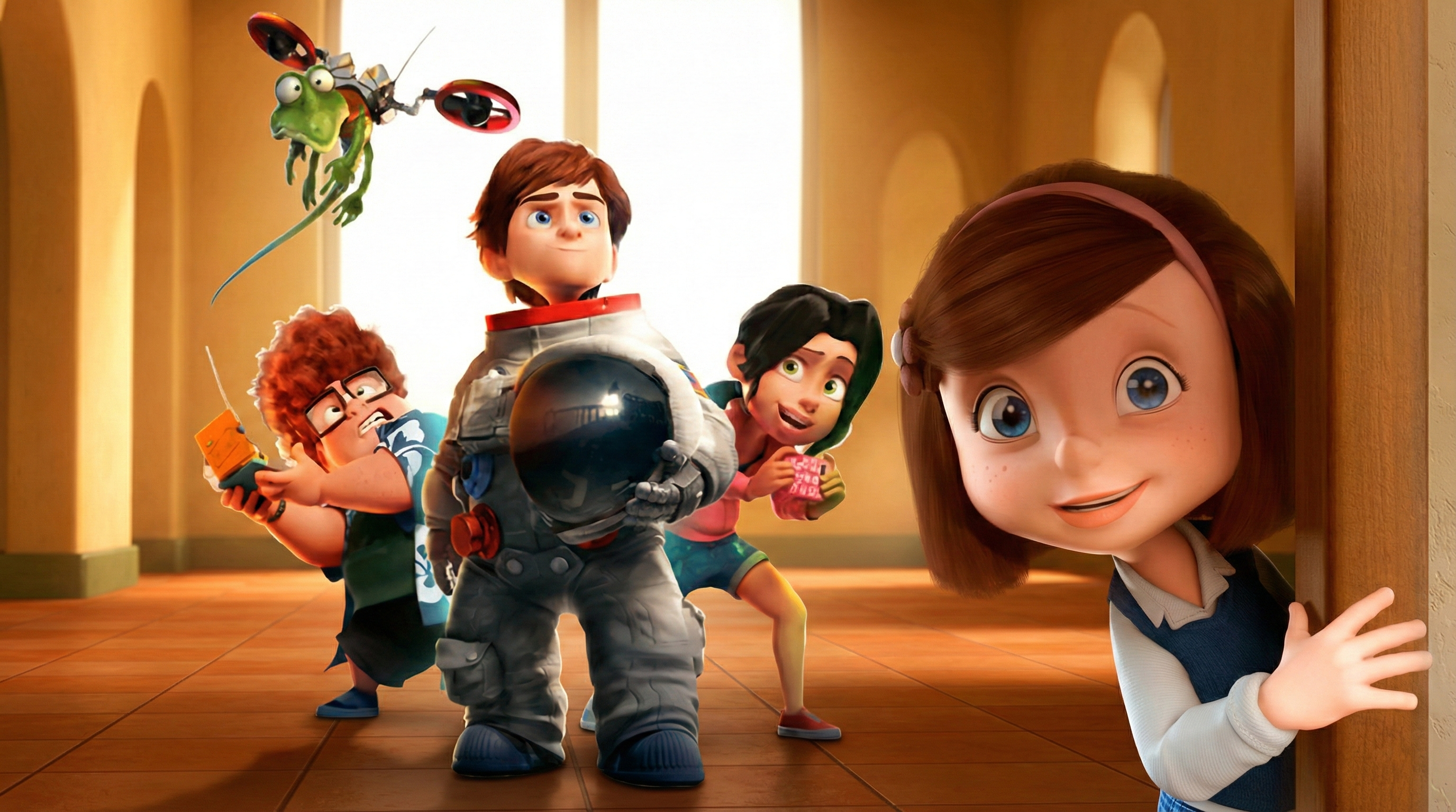 3D Animation characters - Atrapa la bandera